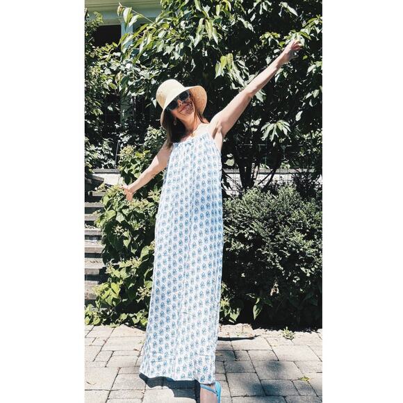 LAKE Scoop Neck Maxi Dress Size Medium - Picture 1 of 6